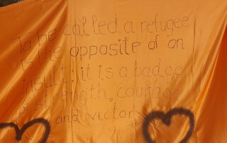"To be called a refugee is the opposite of an insult; it is a badge of strength, courage and victory."